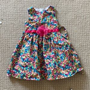 Multi floral print dress